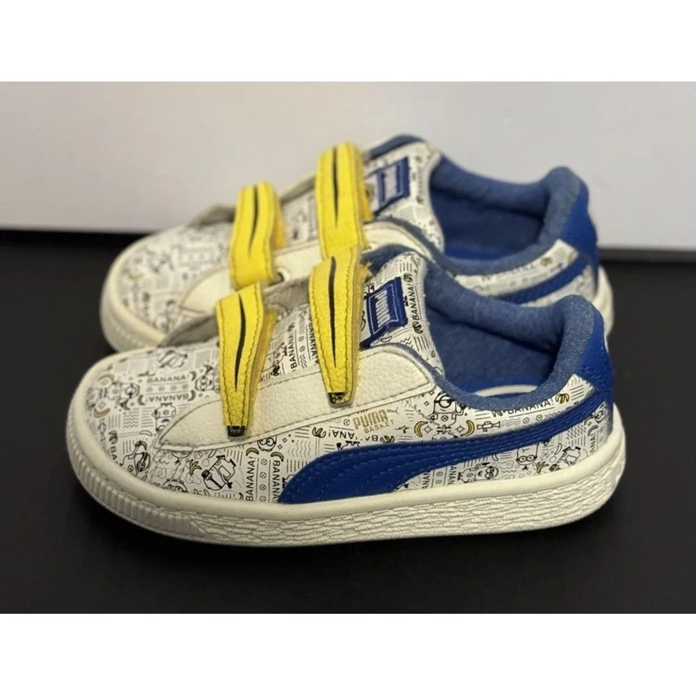 Puma X Minions Despicable Me Banana Cartoon Sneakers Baby Toddler Size 9C